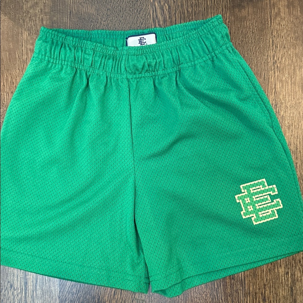 Eric Emanuel Green Mesh Shorts Boys XL (runs small)